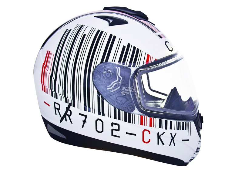 CKX RR702RSV BarCode Snowmobile Helmet