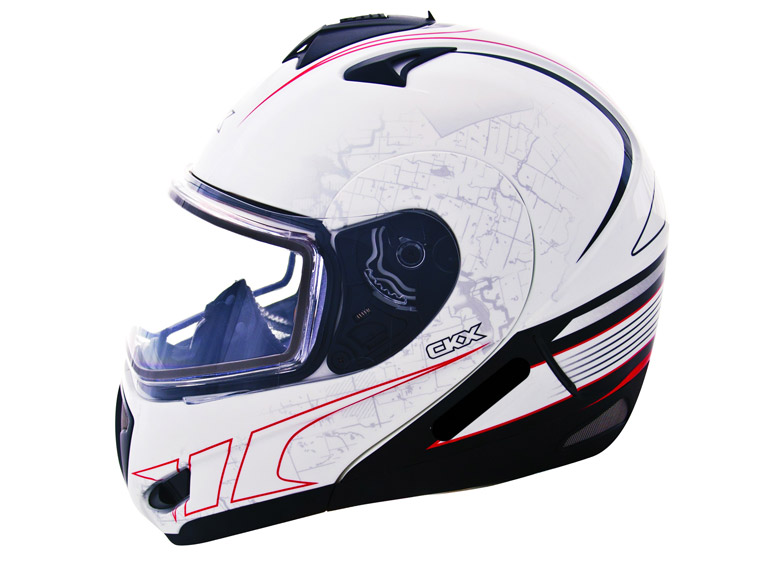 AllSnowmobileGear.com - CKX - Tranz-E Pulse Modular Snowmobile Helmet