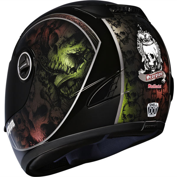 Allsnowmobilegear Com Scorpion Exo 400 Skull Bucket Snow Helmet Large Closeout