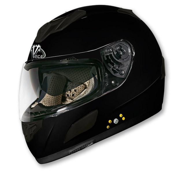 Vega VTune Solid Snowmobile Helmet